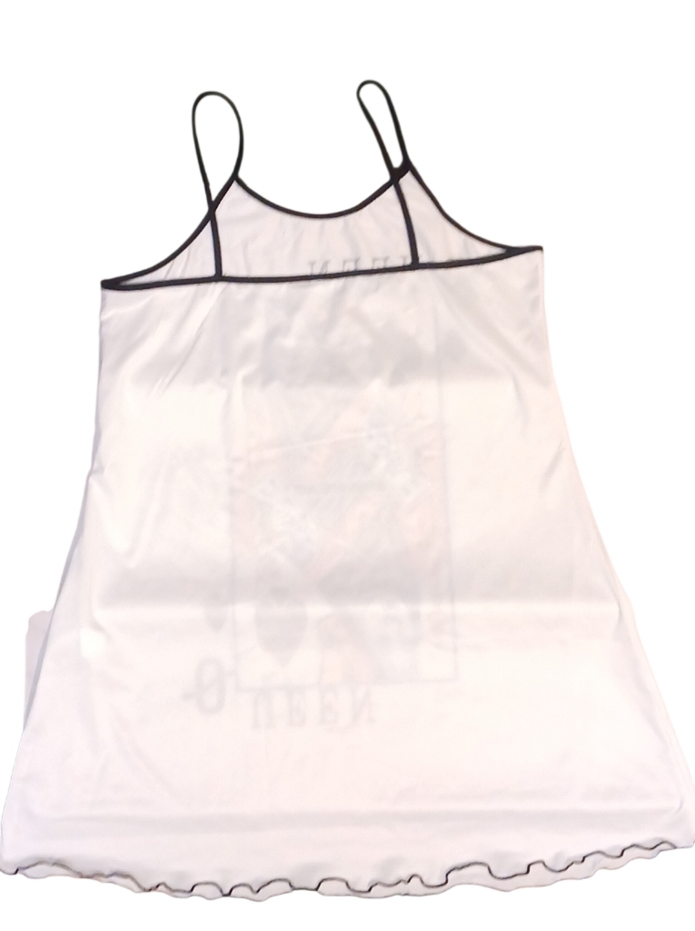 Access - Ladies Nite Gown, Queen Of Spades, Spaghetti Straps, Ruffled Bottom... - Picture 3 of 8